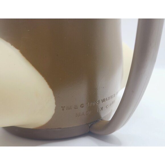 Vintage Warner Bros Wile E. Coyote 3D Plastic Coffee Mug 1992 - Picture 8 of 12